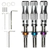 3Pcs Tubular 7 Pins Lock Pick Tool Locksmith Tool Lock Pick Set