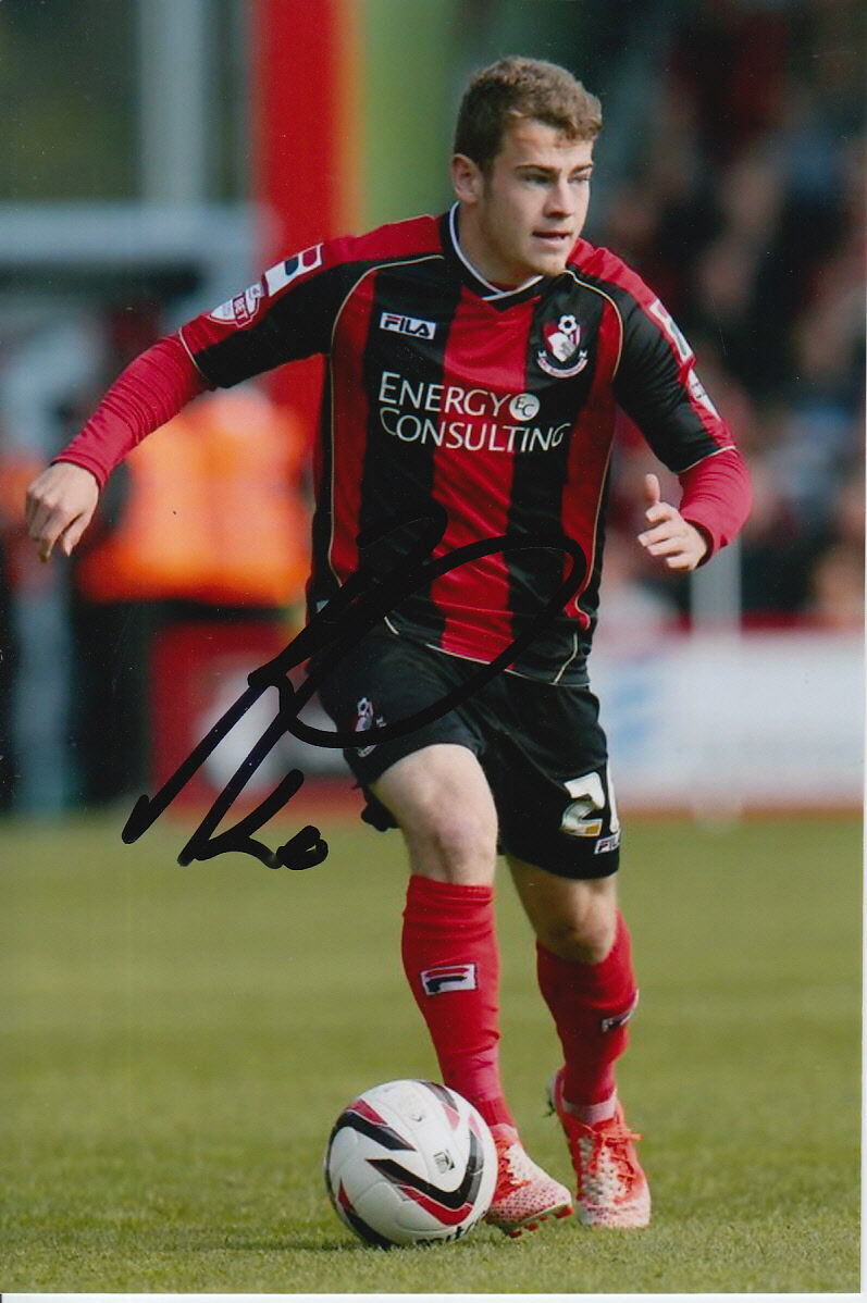 BOURNEMOUTH HAND SIGNED RYAN FRASER 6X4 Photo Poster painting 3.