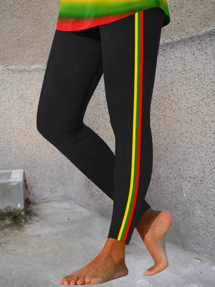 Women's Black History Month Stretch Leggings wearshes