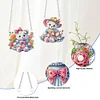 2 PCS Flower Bear - 5D DIY Pendant