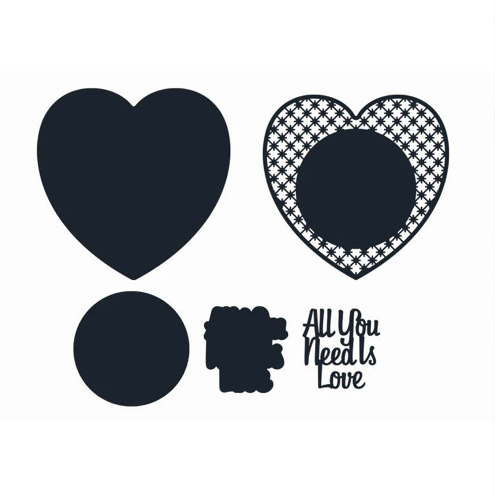 

Love Heart - Paper Craft Cutting Dies, 501 Original