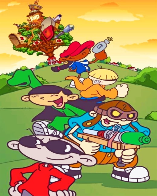 

Codename Kids Next Door – Animations Paint By Numbers - 40*50CM, 501 Original