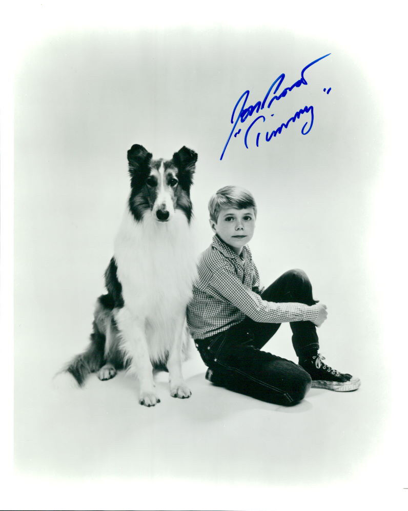 Jon Provost (Lassie) signed 8x10 Photo Poster painting COA