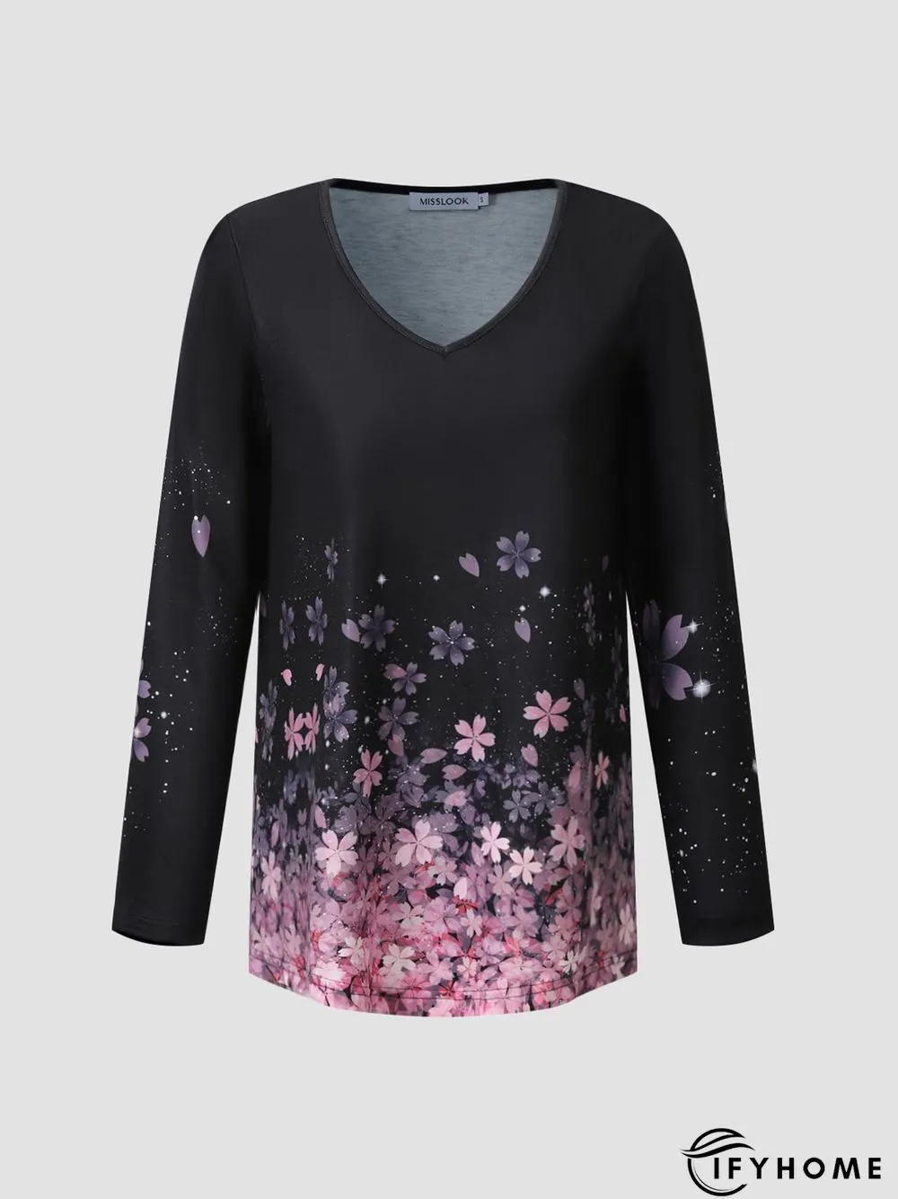 Cotton-Blend Work Long Sleeve Shirt & Top | IFYHOME