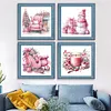 12pcs Christmas Decorations-11CT Stamped Cross Stitch Set 12.5*12.5cm/4.92*4.92in tapestrymarket