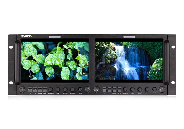 M-1093H Dual 9-inch FHD Rack LCD Monitor