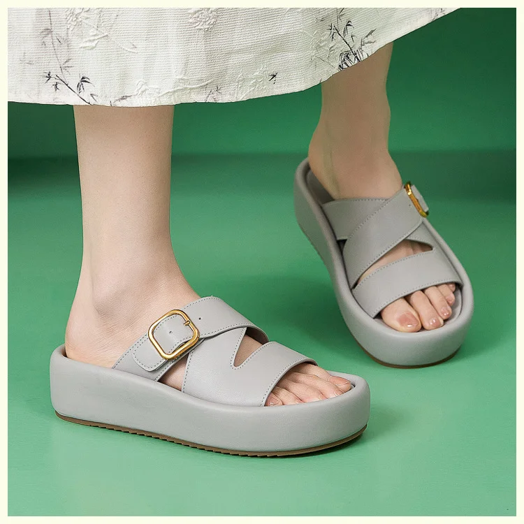 Orthopaedic Leather Shoes-Slippers Radinnoo.com