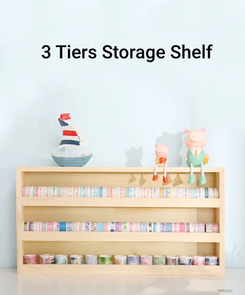 Multi Tiers Washi Tape Storage Shelf