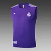 2025/2026 Real Madrid Pre-Match Training Black Vest+Shorts Football1:1 Thai Quality