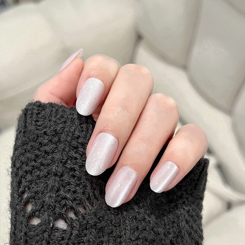 Wear Nail Beauty Nail Piece TikTok Hot Blush Gradient Butterfly Nail Sticker Finished Detachable Fake Nail