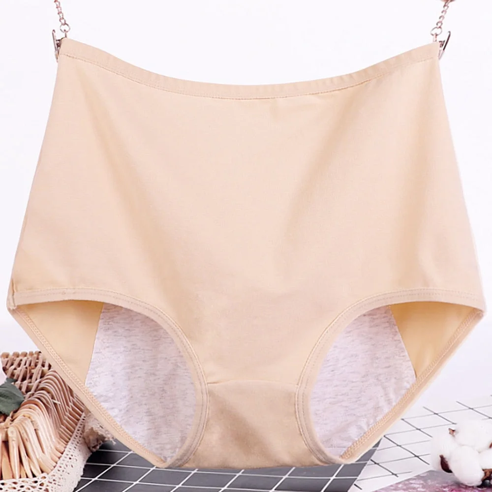 FallSweet Plus Size Period Panties Sexy Underwear Women High Waist Leak Proof Menstrual Panties 6XL