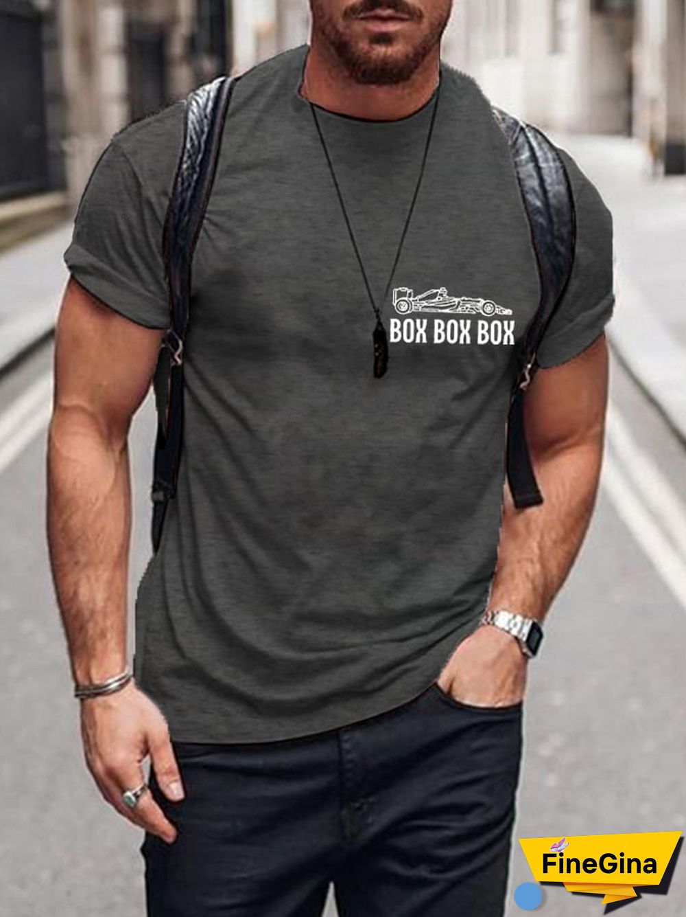 Men's Racing Casual T-Shirt