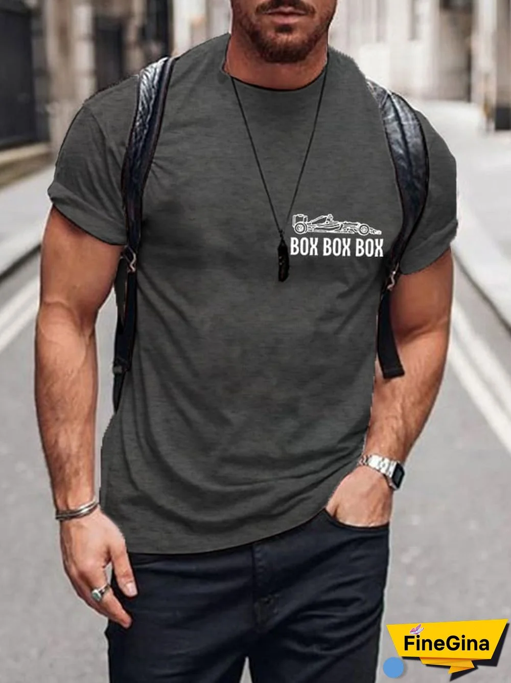 Men's Racing Casual T-Shirt