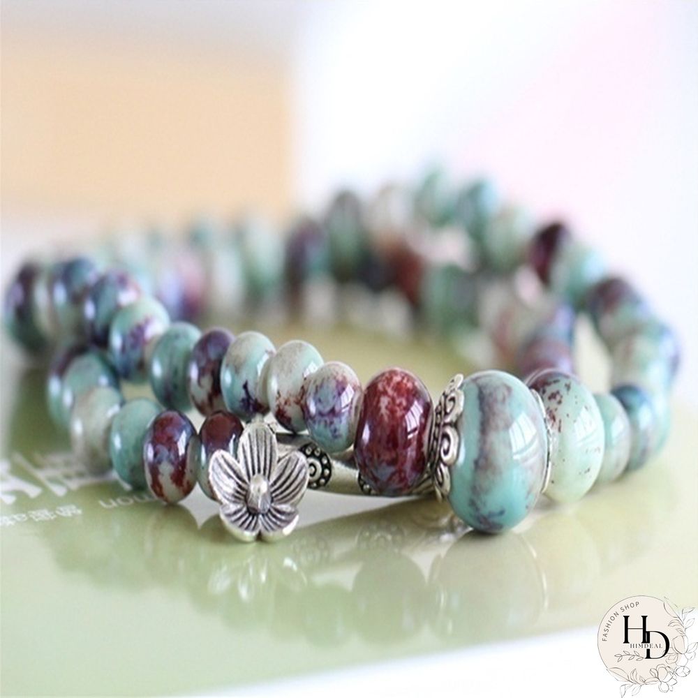 Fashion Jewelry Creative Handmade DIY Ceramic Multi-layer Fashion Accessories Handmade Bracelet