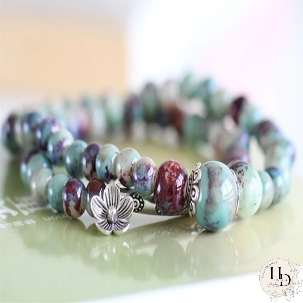 Fashion Jewelry Creative Handmade DIY Ceramic Multi-layer Fashion Accessories Handmade Bracelet