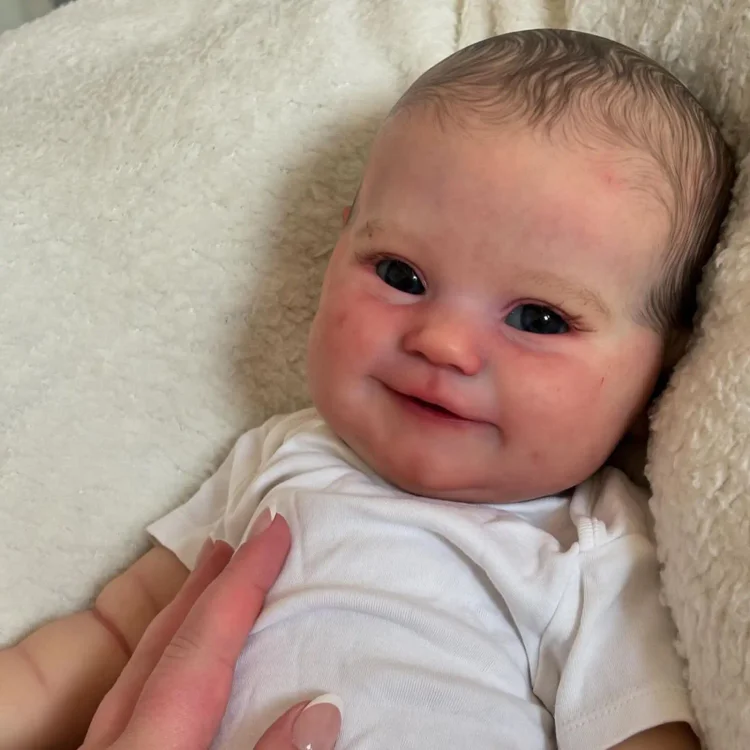20" Realistic Reborn Baby Doll Painted Hair Girl Toddler Doll Bessian with Chubby and Flexible Limbs：Realistic Reborn Baby Dolls By Rsgdolls®