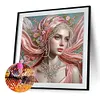 Lady beauty - peinture diamant de forme sp&eacute;ciale - 30*30cm
