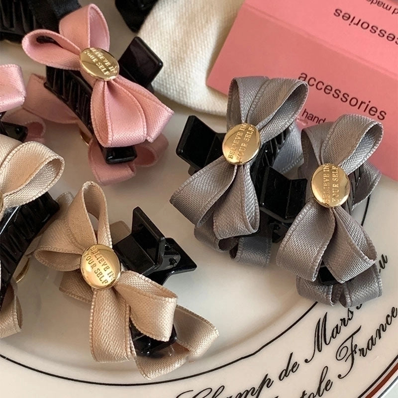 Sweet Bow Knot Cloth Hair Claws 1 Piece