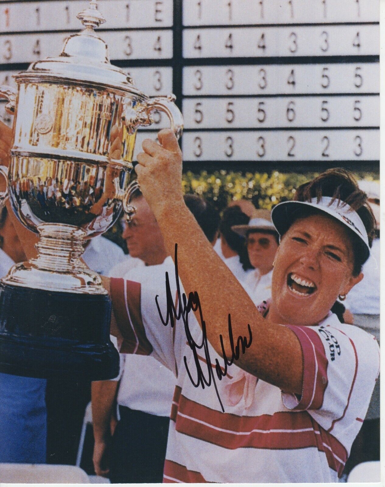 Meg Mallon 8x10 Signed w/ COA LPGA Golf #1