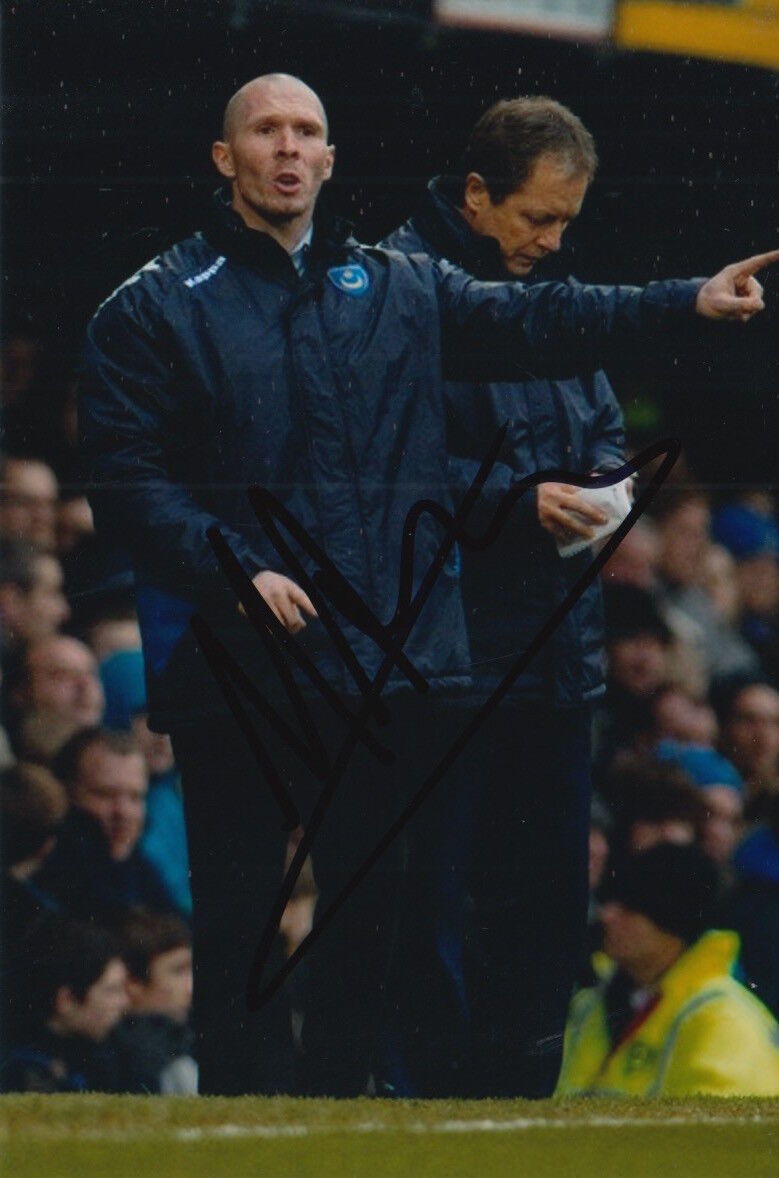 PORTSMOUTH HAND SIGNED MICHAEL APPLETON 6X4 Photo Poster painting 1.