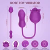 CARMEN | Flirtwithsb 3 in 1 Tongue Licking Rose Toy Vibrator