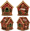 DIY Christmas House Pearl Painting Kit | 3D Wooden Holiday Decor
