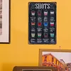 Bonne bi&egrave;re vodka vin whisky - Panneaux en &eacute;tain m&eacute;tallique(20*30cm/30*40cm)