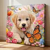 DIY Special Shaped Drill Diamond Painting Kit Framed - Puppy