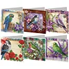6Pcs Diamond Painting Flowers and Birds Greeting Card Set with Envelopes for Beginner Adult Holiday Gifts