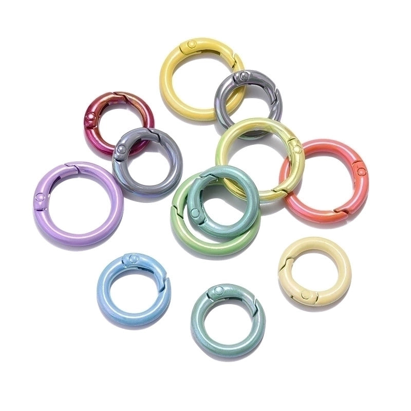 Basic Round Alloy Plating Unisex Bag Pendant Keychain