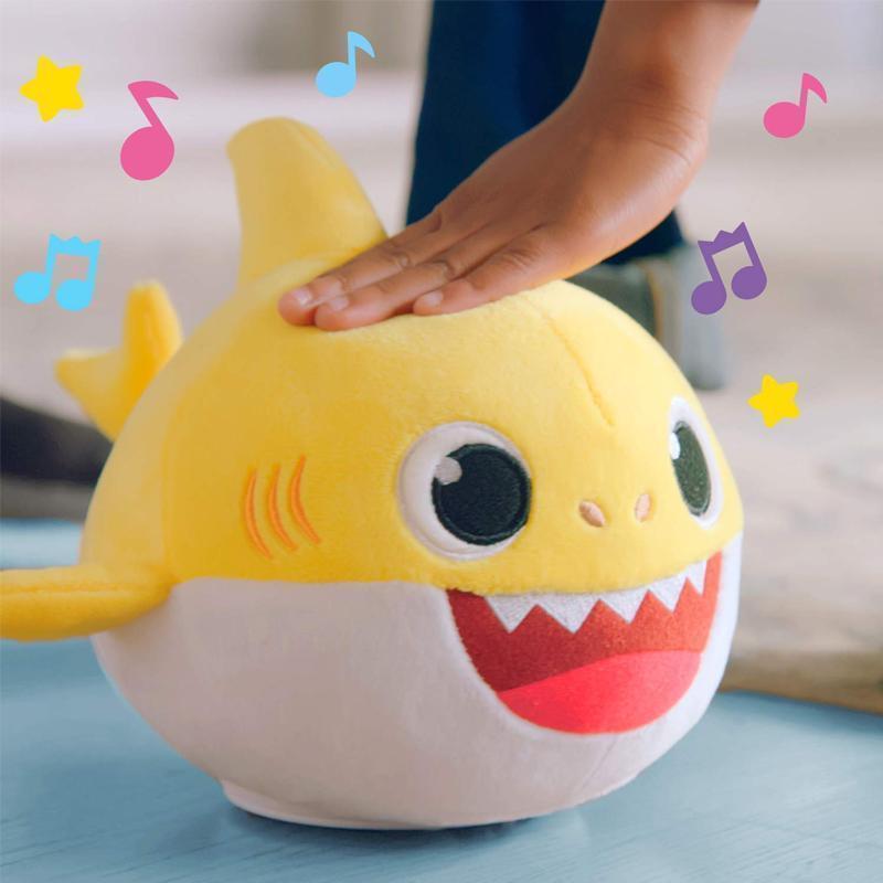 baby shark singing pillow