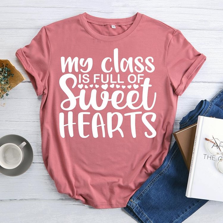 ANB - My class is full of sweat hearts Book Lovers Tee-07052