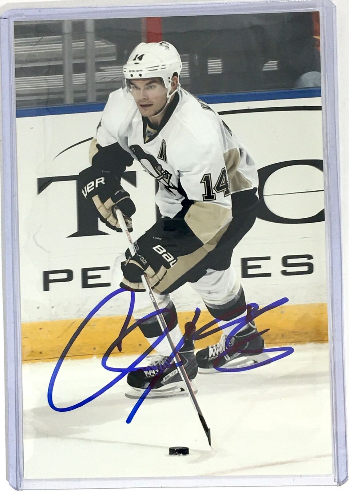 Chris Kunitz Signed 4x6 Photo Poster painting Mighty Ducks Penguins Lightning Blackhawks Auto