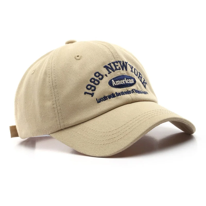 Inongge Fashion Retro Letter Embroidery Baseball Hats Men Women Washed Cotton Snapback Caps Outdoor Sports Dad Hat Gorras Casquette Male