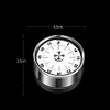 Kitchen Mechanical Timer Cooking Magnetic Time Management Rotating Stainless Steel Countdown