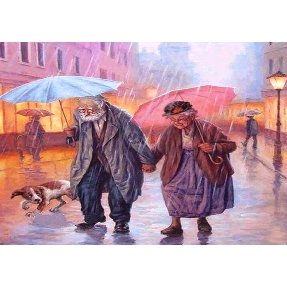 

Older Couples - Round Drill Diamond Painting - 30*40CM, 501 Original
