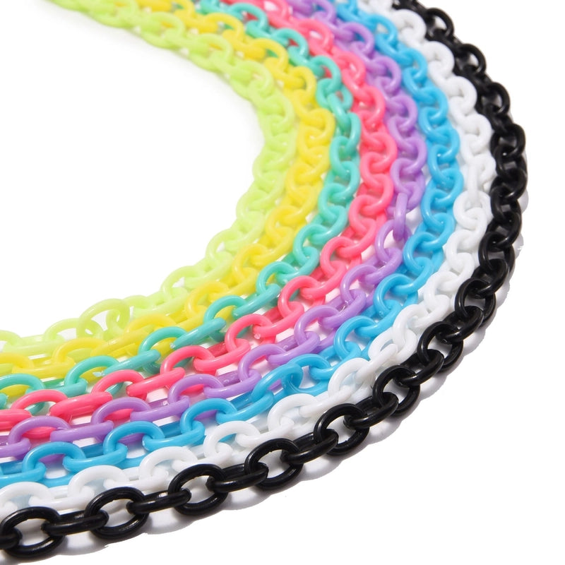 1 Pack = 5 Pieces Arylic 6*8mm Jewelry Accessories Chain