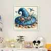 Beach Witch Hat-14CT Stamped Cross Stitch 40*40cm