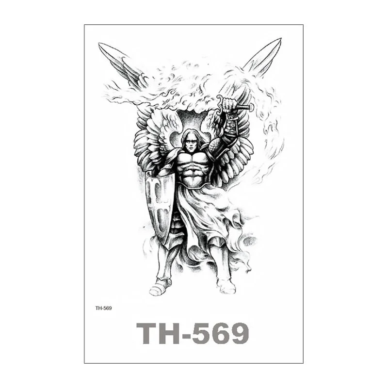 SDRAWING Temporary Tattoo For Women Sexy Tattoo Stickers Body Art Tattoo Chest Stickers Arm Tattoo Men Fashionable Fake Tatoo Cool Tattoo