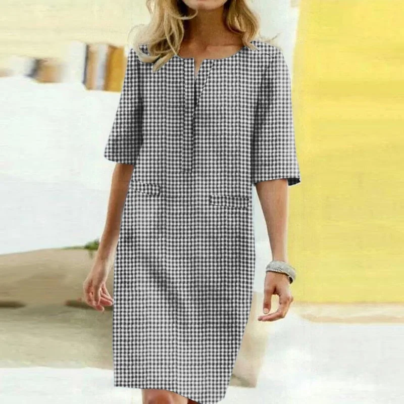 2022 Summer Floral Printed Bohemian Sundress ZANZEA Vintage Cotton Linen Party Short Dress Women Casual Short Sleeve Vestidos 7