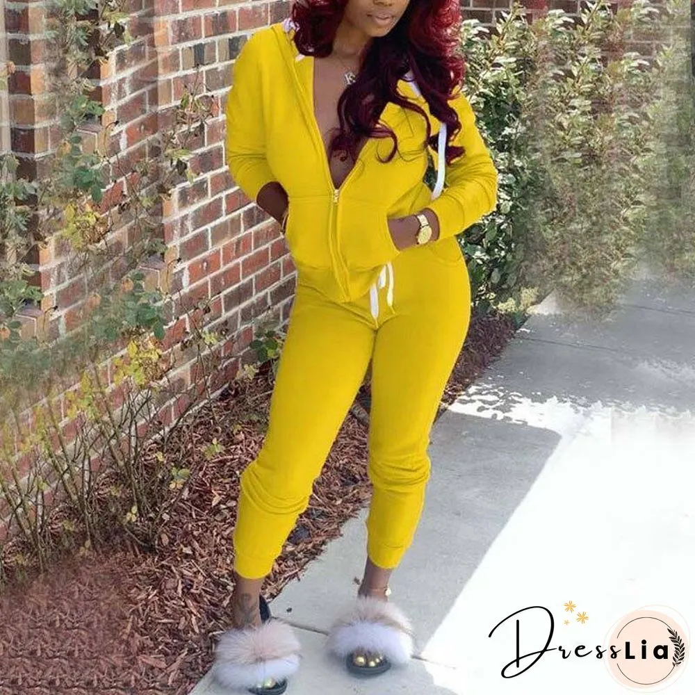 Autumn Tracksuit Women Sets Sweat Suits Ladies Winter Two Piece Outfits Female Joggers
