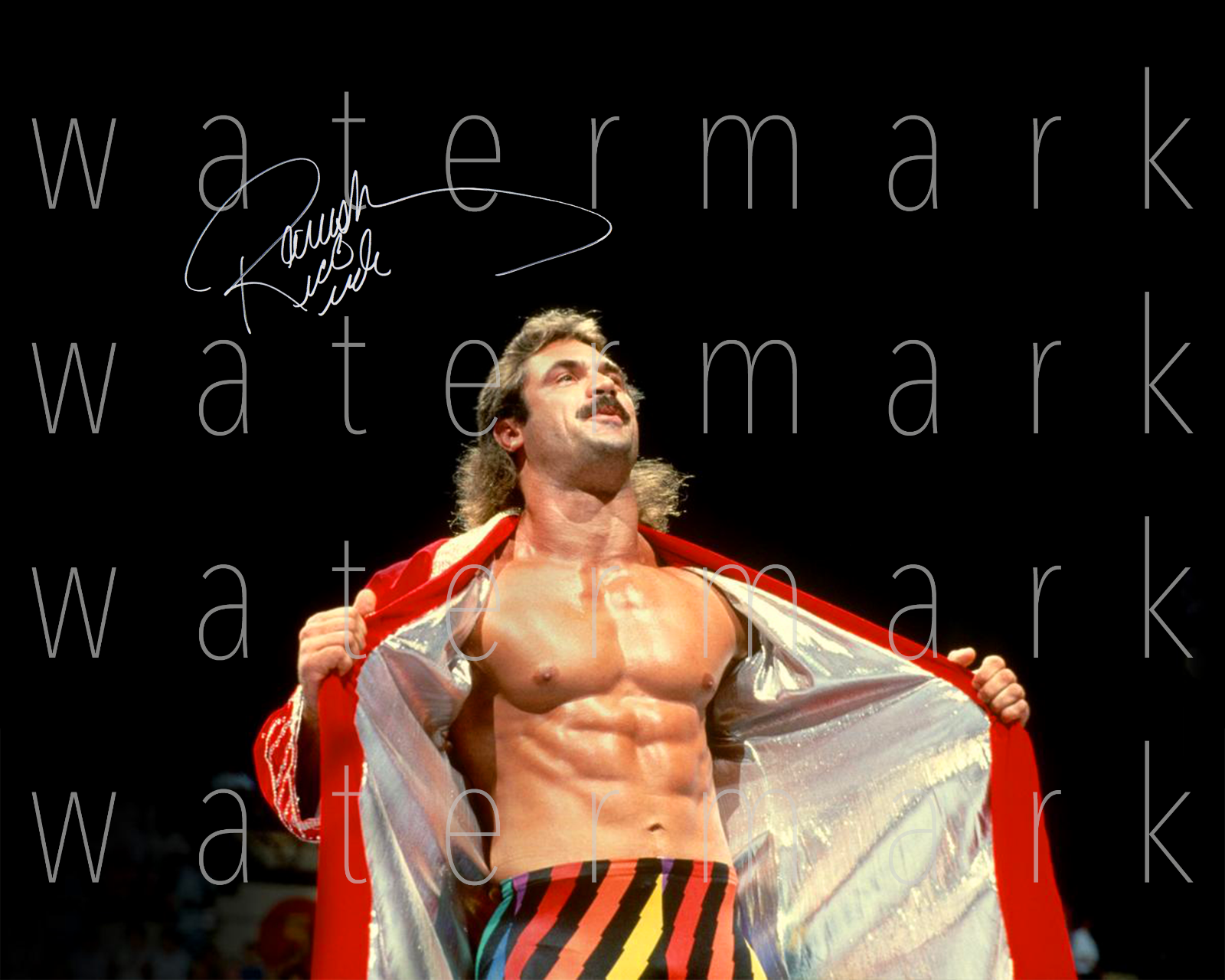 Ravishing Rick Rude WCW signed 8X10 print Photo Poster painting poster picture autograph RP