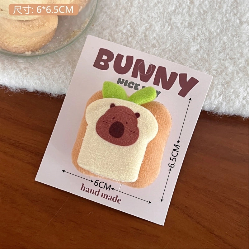 Cute Potatoes Tomato Plush Bag Pendant Hair Clip