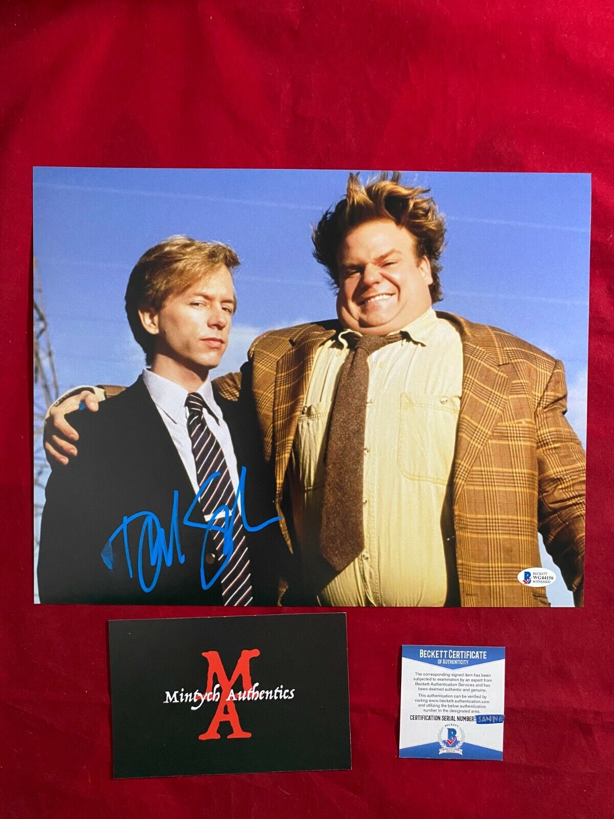 DAVID SPADE AUTOGRAPHED SIGNED 11x14 Photo Poster painting! TOMMY BOY! RICHARD! BECKETT COA!