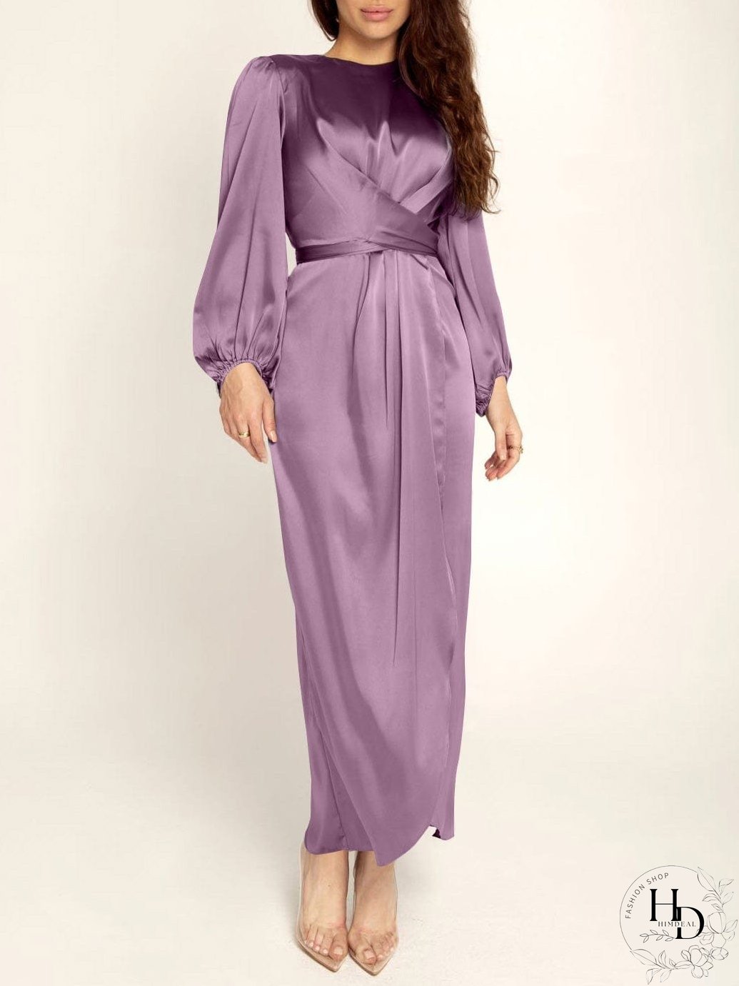 Velvet Smocked Waist Dress