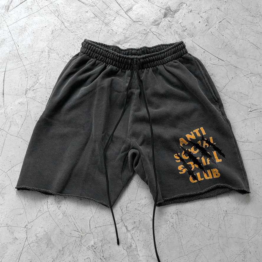 Tide brand retro casual loose shorts