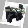 4 Pin Car Trailer Light Wiring Harness Flat Trailer End Connector for Trailer RV