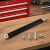 Slim Offset Impact Extension Wrench 15.4in with 4 Drive Adapters