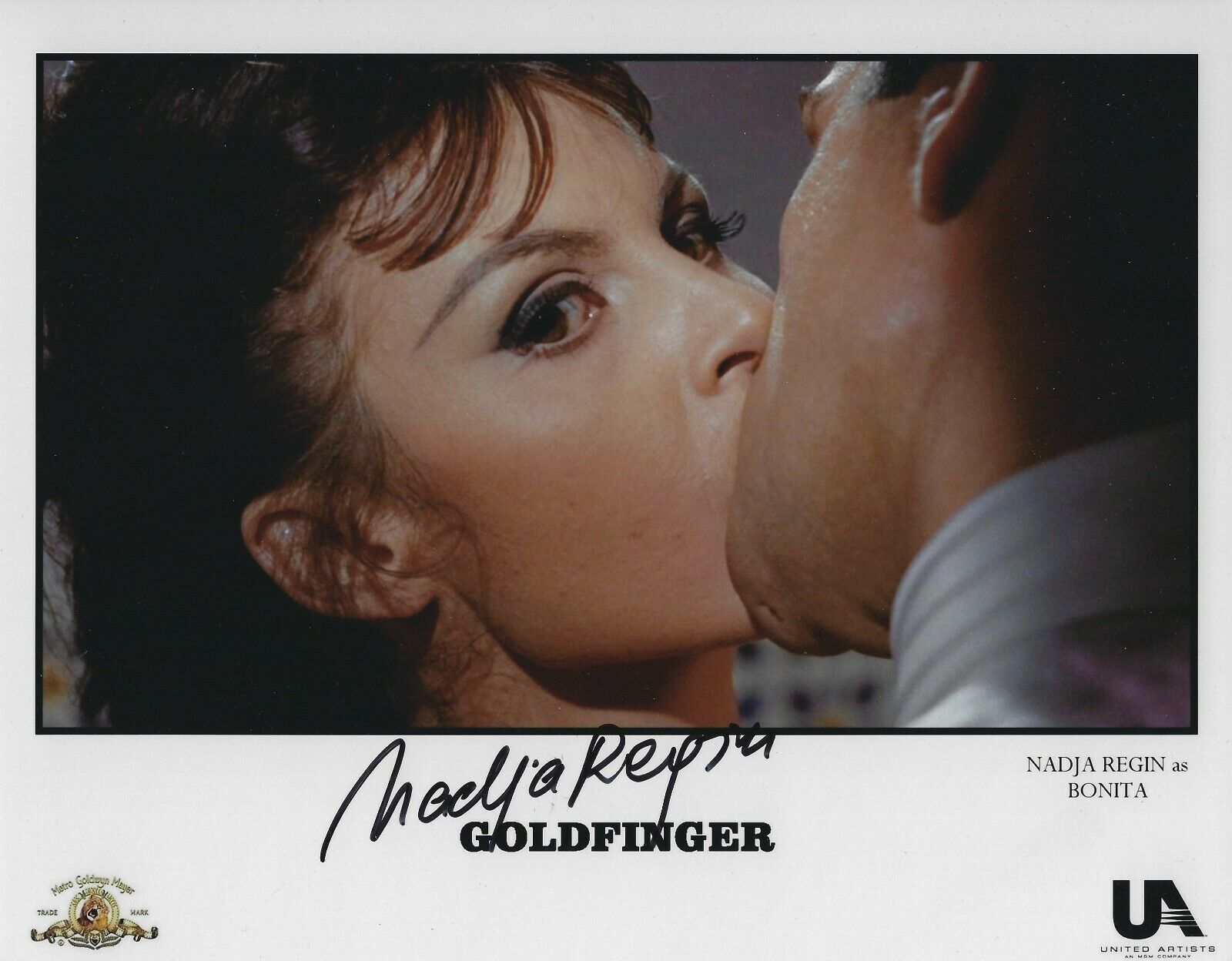 NADJA REGIN SIGNED 007 JAMES BOND GOLDFINGER 8x10 Photo Poster painting 6 - UACC RD AUTOGRAPH