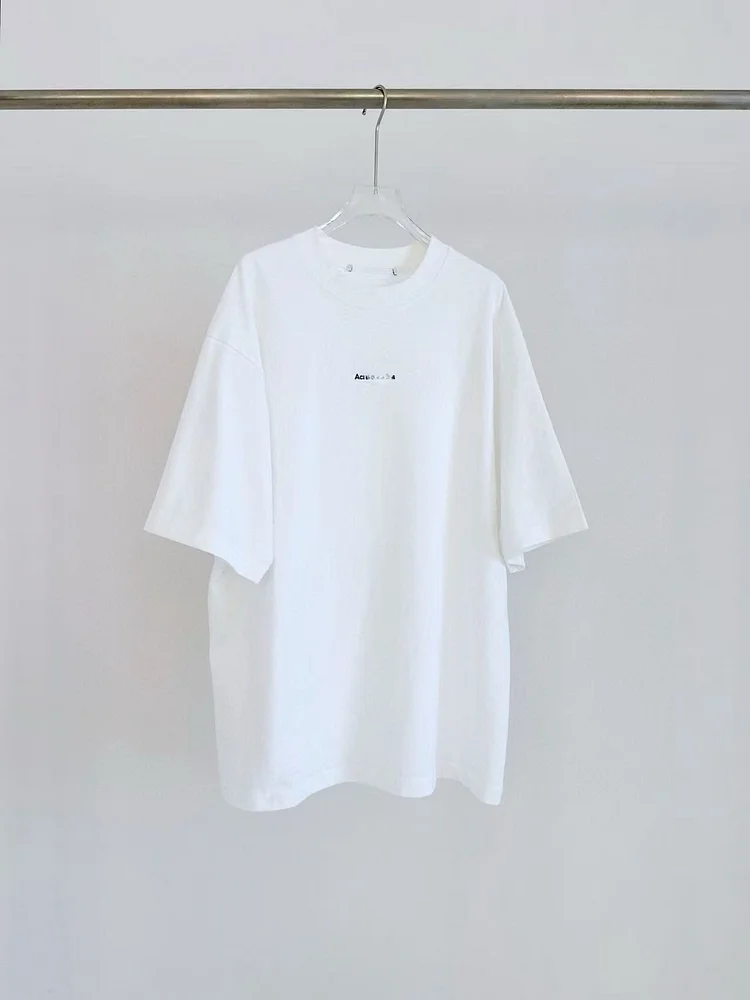 Basic Crew Neck Short Sleeve T-Shirt Men's Fashionable Printed Top Breathable Simple Base Layer Shirt